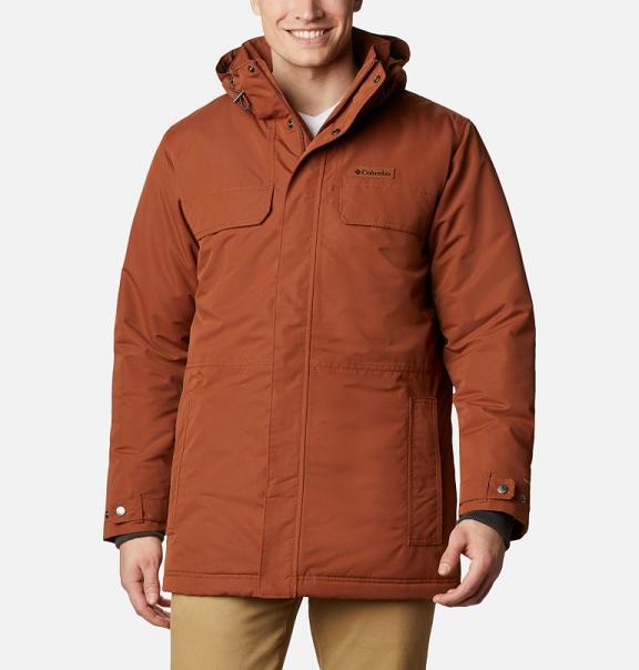 Columbia Rugged Path Parkas Red For Men's NZ52413 New Zealand